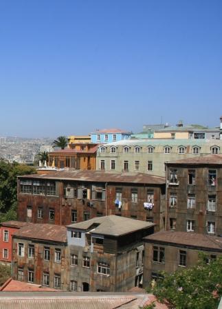 Straenbild Valparaiso